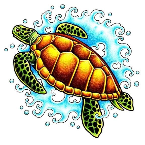 Turtle Tattoos & Turtle Tattoo Meanings