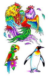 Birds-Owls & Fantasy Bird Tattoos Volume 2 — image 3
