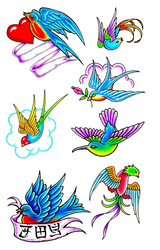 Birds-Owls & Fantasy Bird Tattoos Volume 1 — image 2