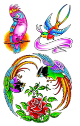 Birds-Owls & Fantasy Bird Tattoos Volume 1 — image 3