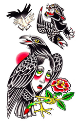 Crow Tattoo Designs — image 2