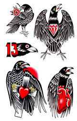 Crow Tattoo Designs — image 4