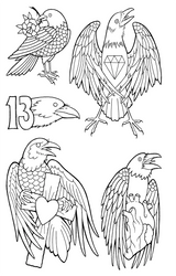 Crow Tattoo Designs — image 5