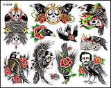 CROW TATTOO FLASH SET — image 2