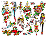 DAGGER TATTOO FLASH SET — image 2