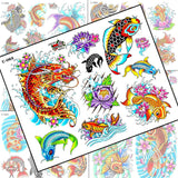 KOI FISH TATTOO FLASH SET — image 1