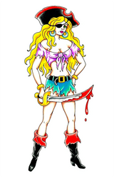 Pirates, Sharks & Mermaid Tattoos — image 2