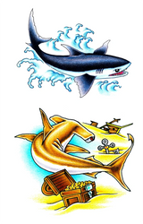Pirates, Sharks & Mermaid Tattoos — image 3