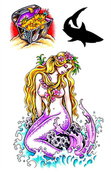 Pirates, Sharks & Mermaid Tattoos — image 4
