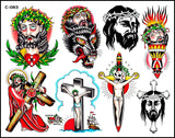 RELIGIOUS TATTOO FLASH SET — image 2