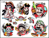 SHARKS & PIRATE TATTOO FLASH SET — image 3