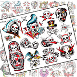 SKULL & REAPER TATTOO FLASH SET — image 1