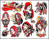 WOLF TATTOO FLASH SET — image 3